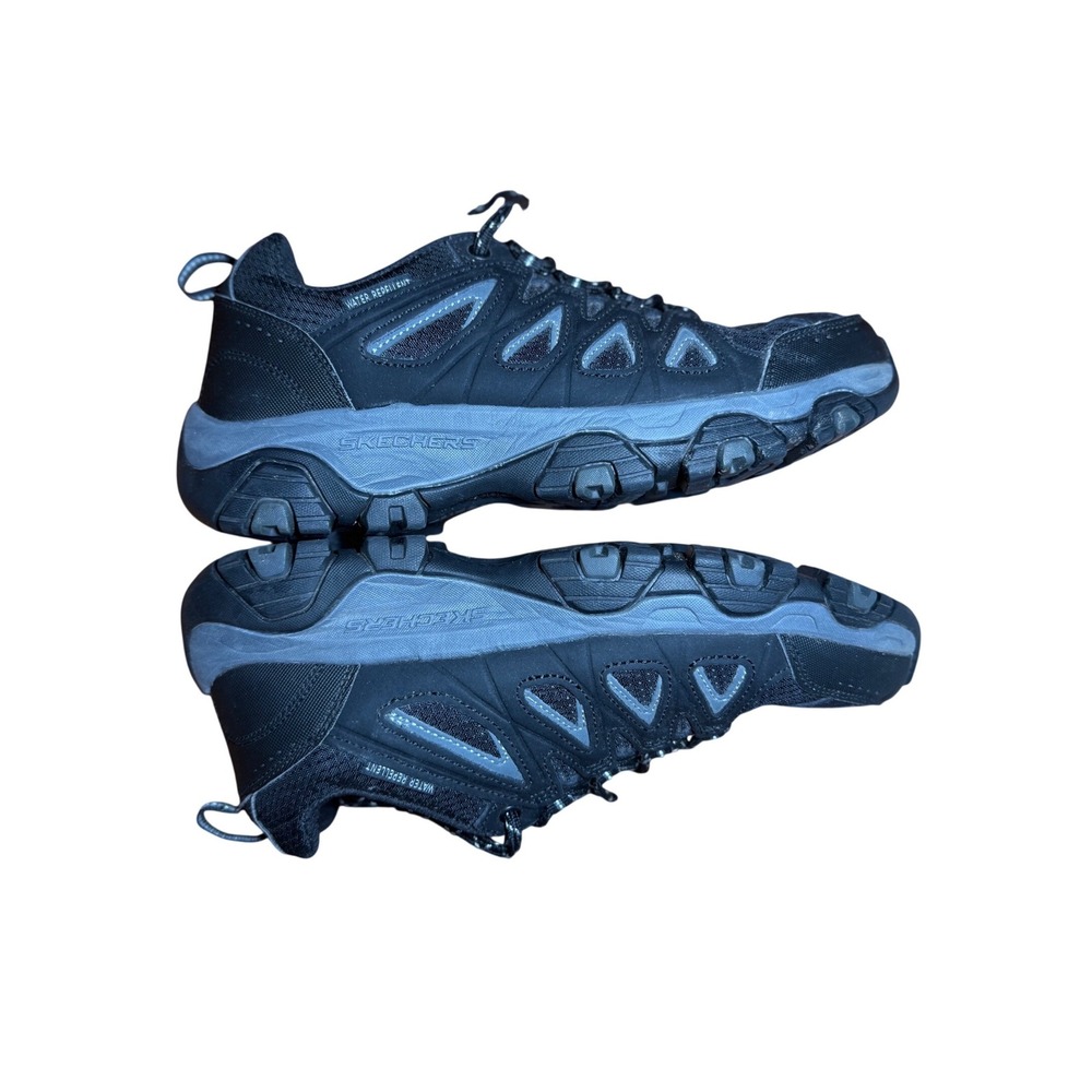 Skechers Outdoor Terrabite Water Repellent Trail Hiking Shoe Mens 8.5 Black Gray